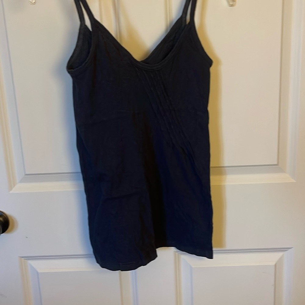 Rococo black tank top! Stretchy material.